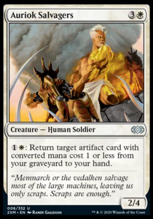(006/332) Magic The Gathering Double Masters Single: Auriok Salvagers  Uncommon