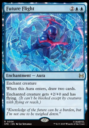 (006) Magic The Gathering Magic: The Gathering | Marvel's Spider-Man: Eternal Single: Future Flight Holo Rare