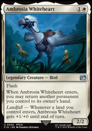 (006) Magic The Gathering Magic: The Gathering - FINAL FANTASY Single: Ambrosia Whiteheart  Uncommon