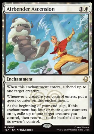 (006) Magic The Gathering Magic: The Gathering | Avatar: The Last Airbender Single: Airbender Ascension  Rare