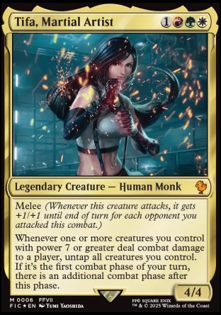 (006) Magic The Gathering Commander: Magic: The Gathering - FINAL FANTASY Single: Tifa, Martial Artist  Mythic