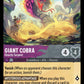(057/204) Lorcana Archazia's Island Single: Giant Cobra - Ghostly Serpent  Uncommon