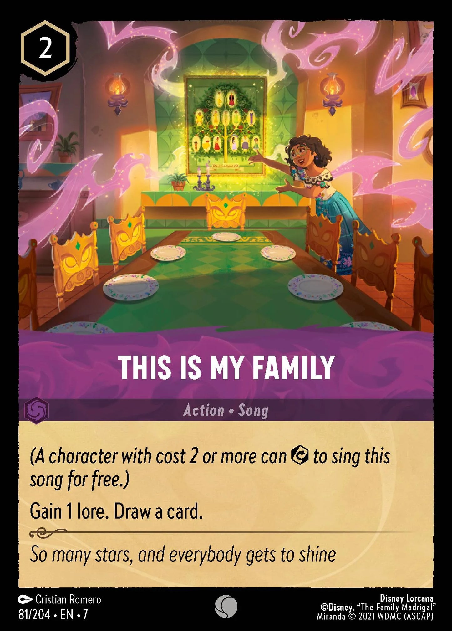 (081/204) Lorcana Archazia's Island Single: This Is My Family  Common