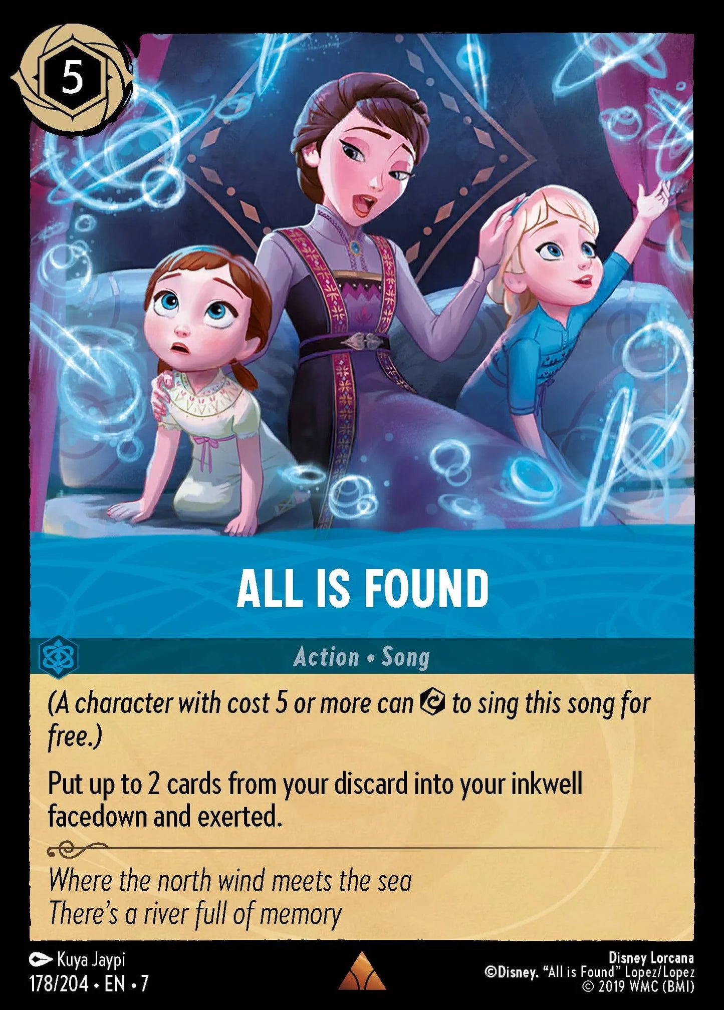 (178/204) Lorcana Archazia's Island Single: All Is Found (V.1) Holo Rare