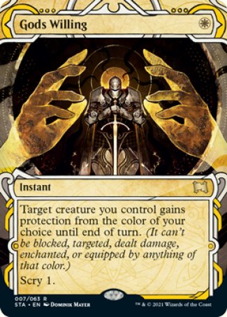 (007) Magic The Gathering Mystical Archive Single: Gods Willing (V.3)  Rare