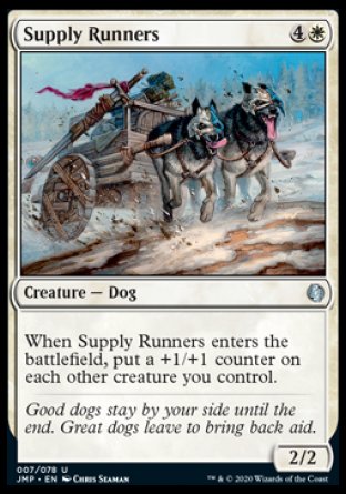 (007) Magic The Gathering Jumpstart Single: Supply Runners  Uncommon