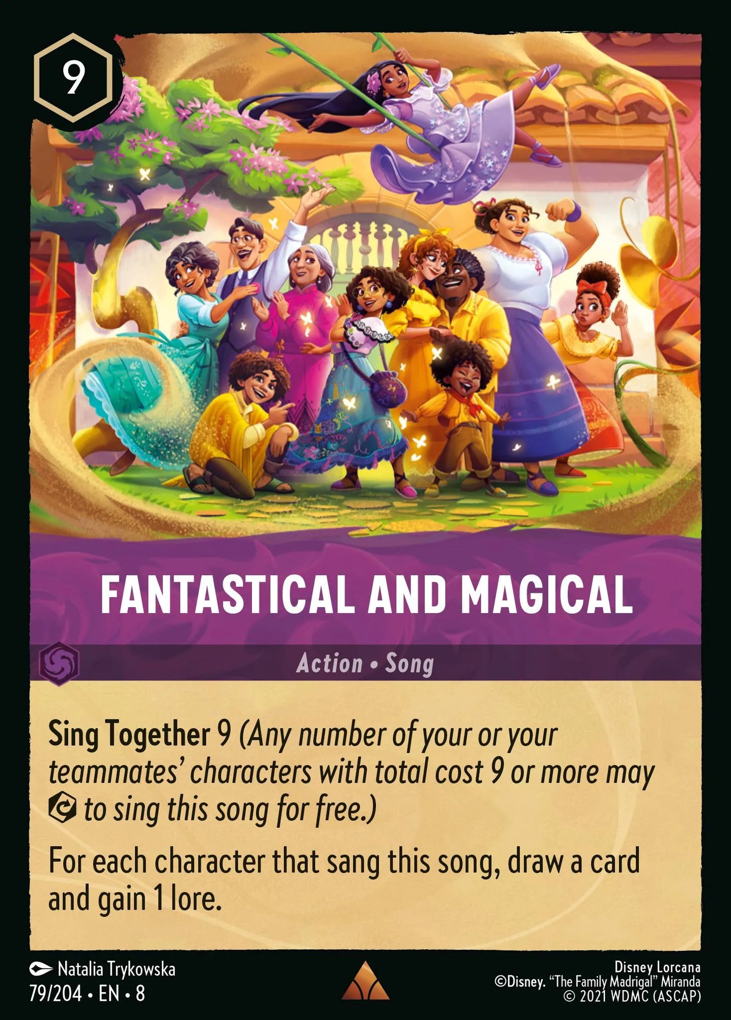 (079/204) Lorcana Reign of Jafar Single: Fantastical and Magical (V.1)  Rare