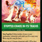 (115/204) Lorcana Reign of Jafar Single: Stopped Chaos in Its Tracks Holo Uncommon