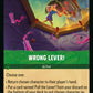 (116/204) Lorcana Reign of Jafar Single: Wrong Lever! (V.1)  Rare
