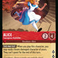 (127/204) Lorcana Reign of Jafar Single: Alice - Courageous Keyholder Holo Common