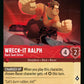 (135/204) Lorcana Reign of Jafar Single: Wreck-It Ralph - Back Seat Driver Holo Rare