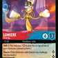 (139/204) Lorcana Reign of Jafar Single: Lumiere - Fired Up Holo Super Rare
