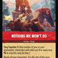 (147/204) Lorcana Reign of Jafar Single: Nothing We Won't Do Holo Rare