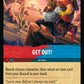 (148/204) Lorcana Reign of Jafar Single: Get Out! Holo Uncommon