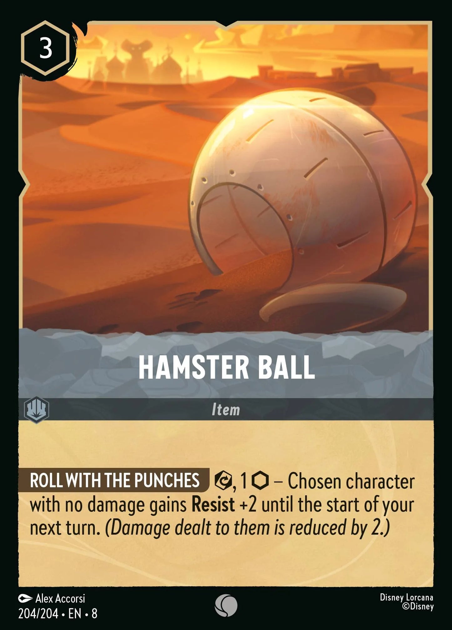 (204/204) Lorcana Reign of Jafar Single: Hamster Ball  Common