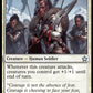 (008) Magic The Gathering Magic: The Gathering Foundations Single: Dauntless Veteran  Uncommon