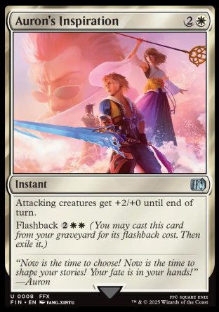 (008) Magic The Gathering Magic: The Gathering - FINAL FANTASY Single: Auron's Inspiration Holo Uncommon