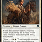 (008) Magic The Gathering Innistrad Remastered Single: Ambitious Farmhand // Seasoned Cathar Holo Uncommon