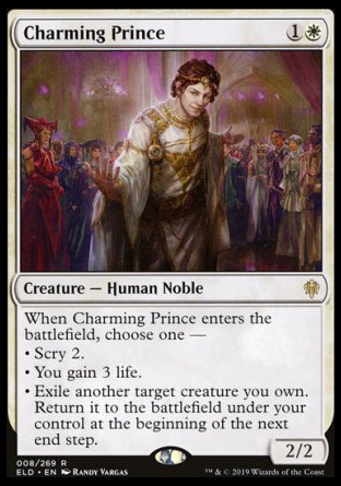 (008/269) Magic The Gathering Throne of Eldraine Single: Charming Prince  Rare