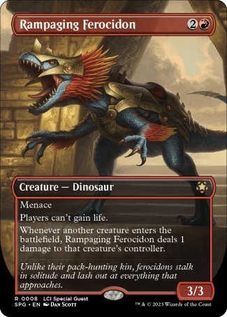 (008) Magic The Gathering Special Guests Single: Rampaging Ferocidon Holo Rare