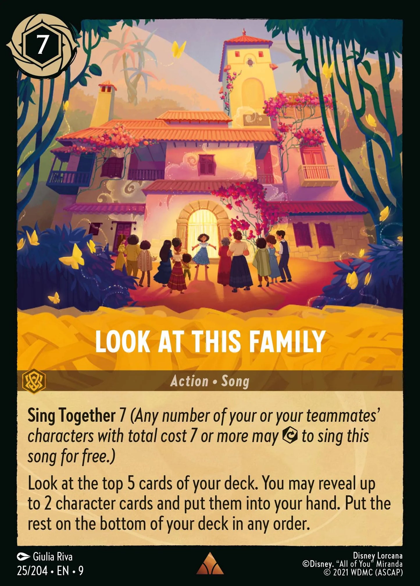 (025/204) Lorcana Fabled Single: Look At This Family  Rare