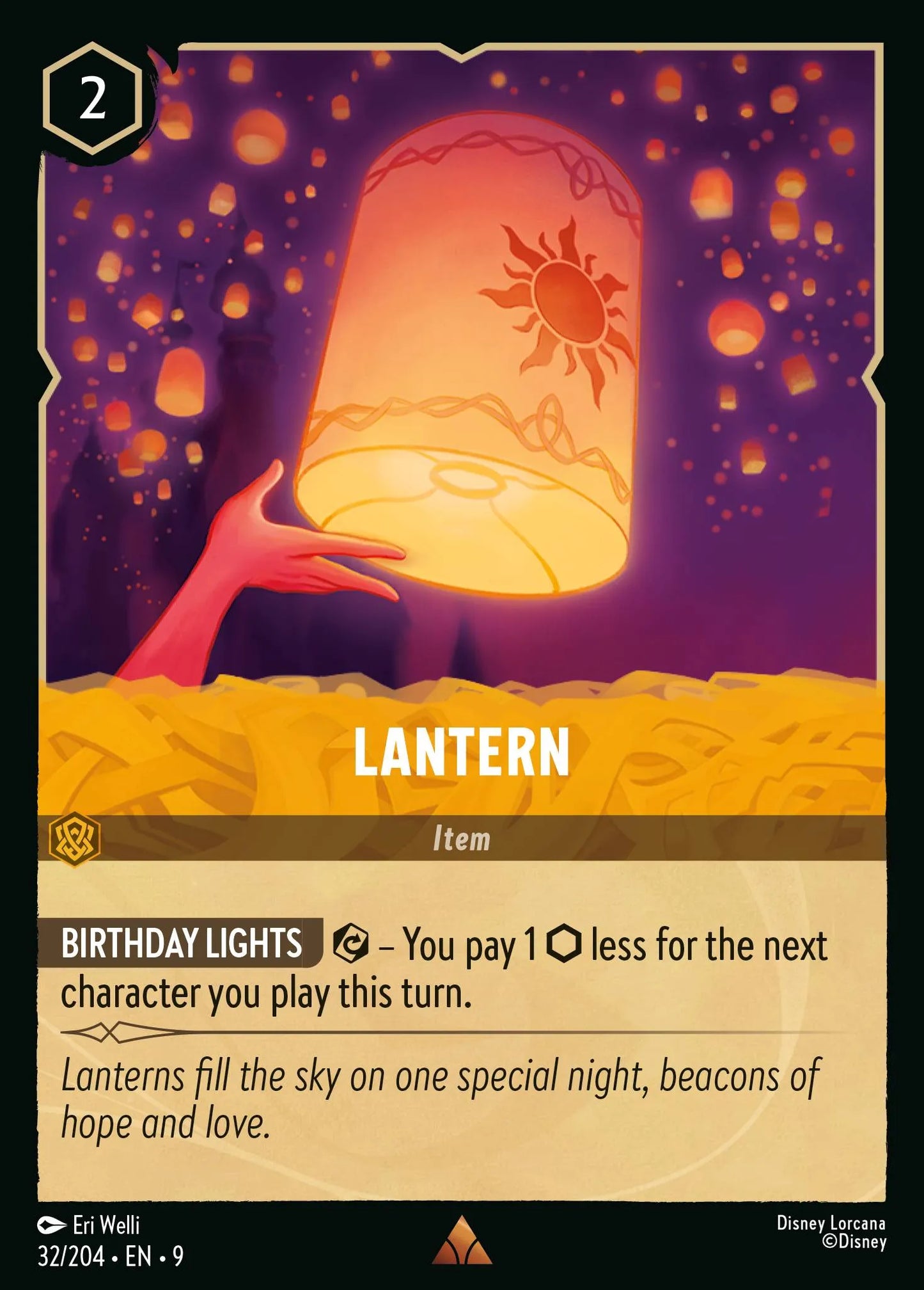 (032/204) Lorcana Fabled Single: Lantern  Rare