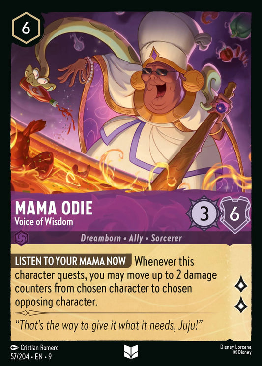(057/204) Lorcana Fabled Single: Mama Odie - Voice of Wisdom  Uncommon