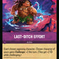 (062/204) Lorcana Fabled Single: Last-Ditch Effort Holo Uncommon