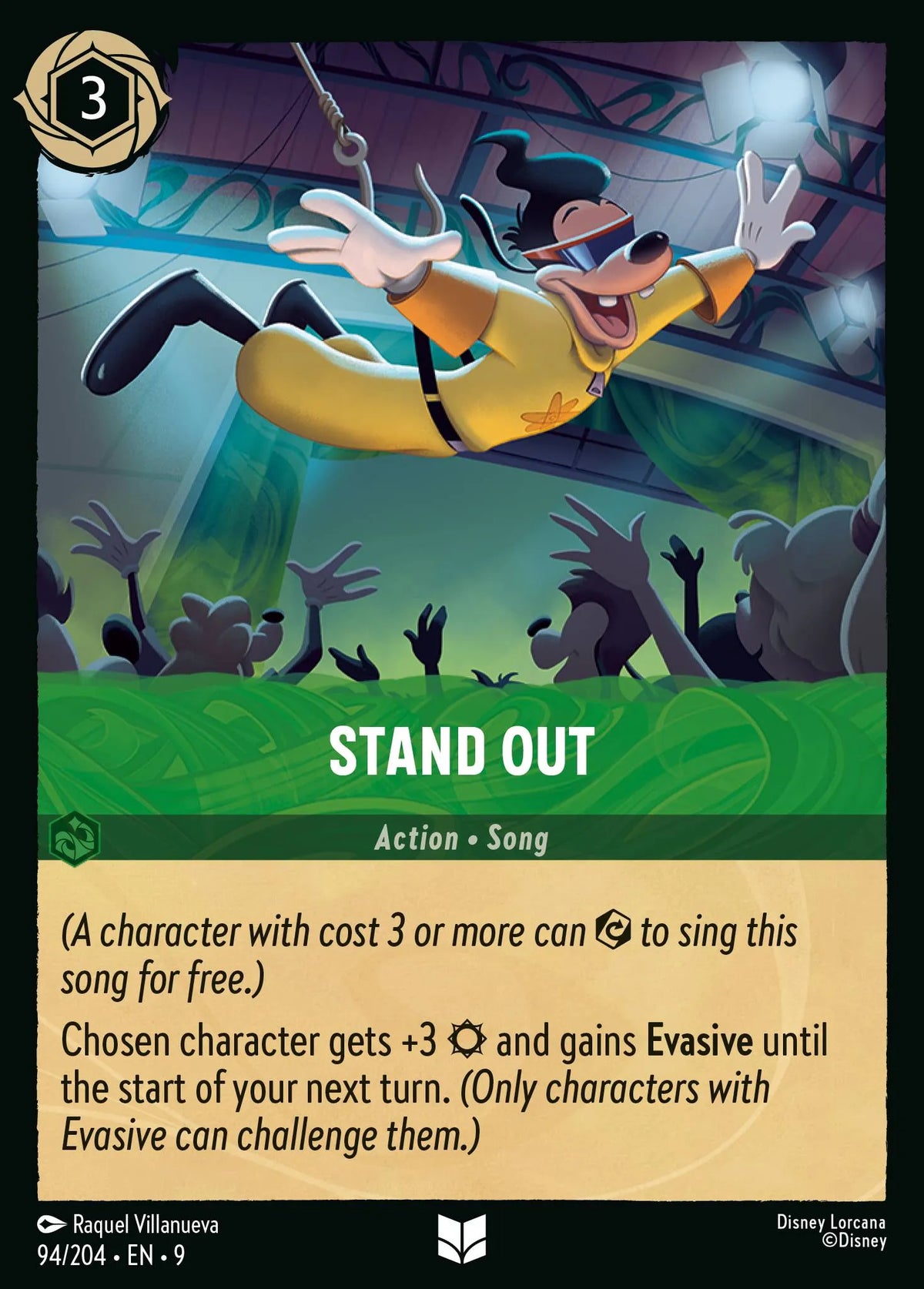 (094/204) Lorcana Fabled Single: Stand Out (V.1) Holo Uncommon