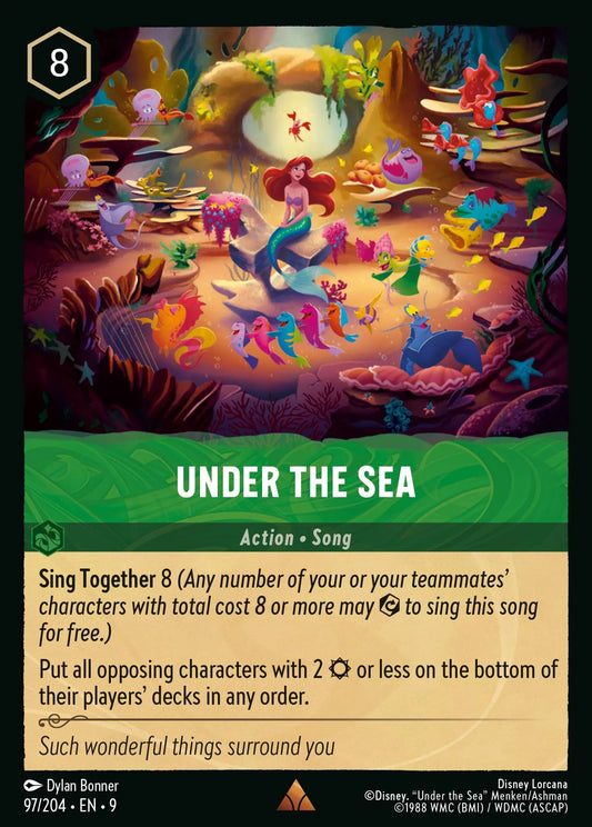(097/204) Lorcana Fabled Single: Under the Sea Holo Rare