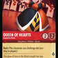 (123/204) Lorcana Fabled Single: Queen of Hearts - Impulsive Ruler Holo Common