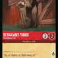 (128/204) Lorcana Fabled Single: Sergeant Tibbs - Courageous Cat  Common