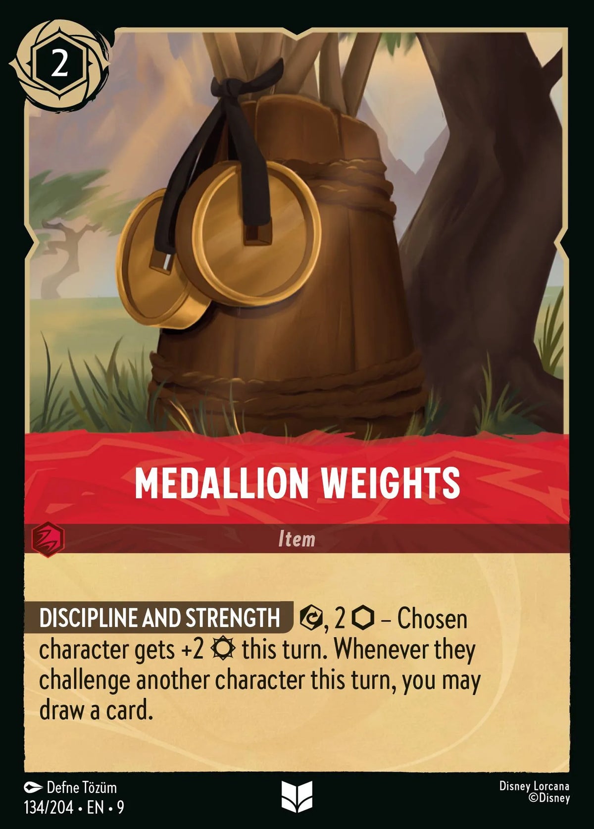 (134/204) Lorcana Fabled Single: Medallion Weights  Uncommon