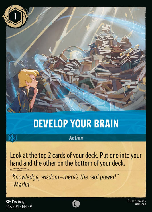 (163/204) Lorcana Fabled Single: Develop Your Brain  Common