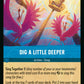 (166/204) Lorcana Fabled Single: Dig A Little Deeper Holo Uncommon