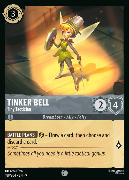 (189/204) Lorcana Fabled Single: Tinker Bell - Tiny Tactician  Common