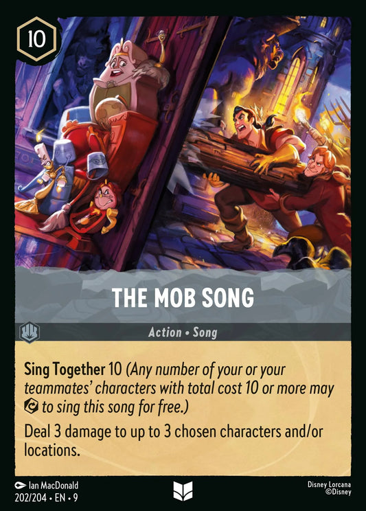 (202/204) Lorcana Fabled Single: The Mob Song Holo Uncommon