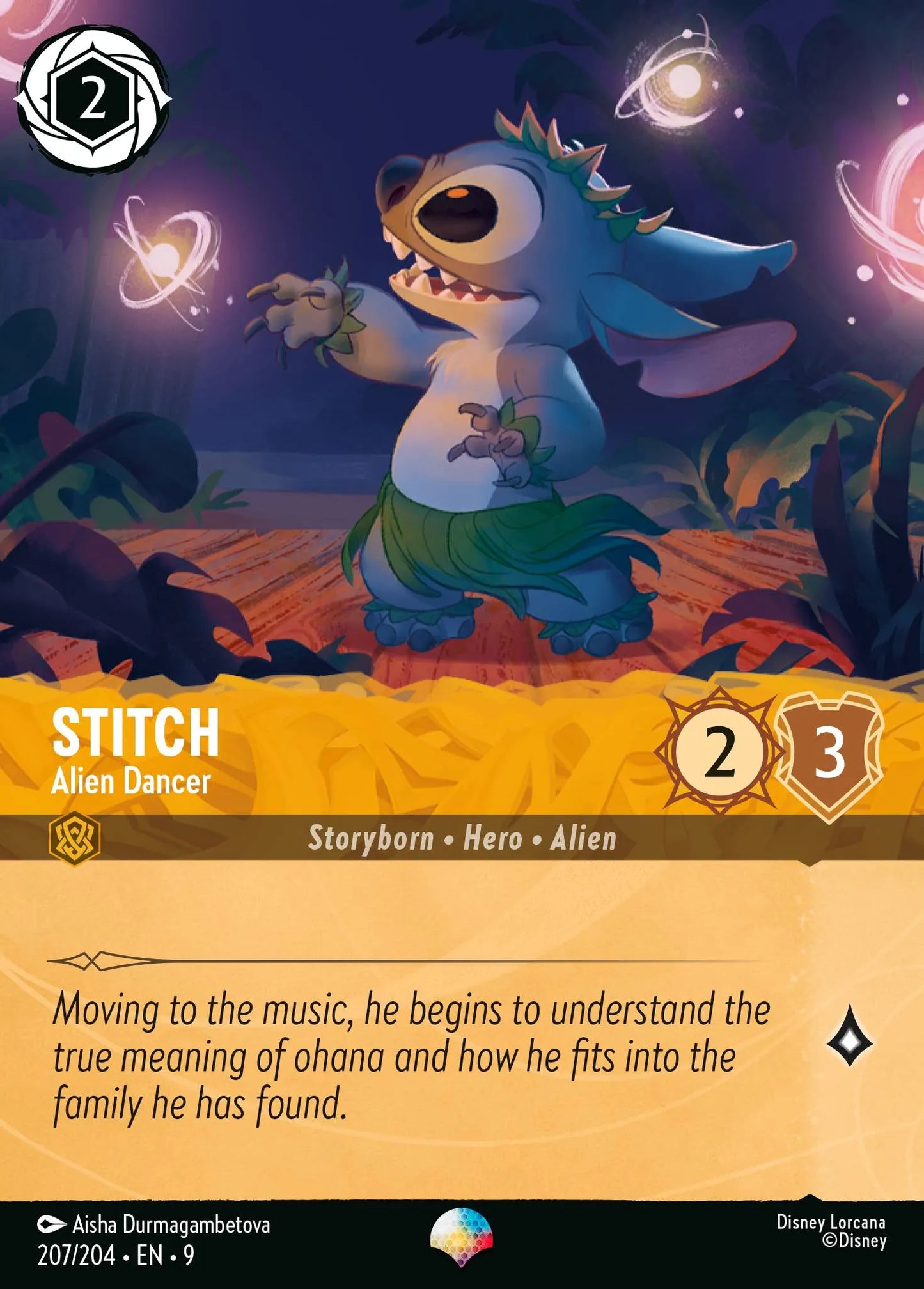 (207/204) Lorcana Fabled Single: Stitch - Alien Dancer (V.2)  Epic