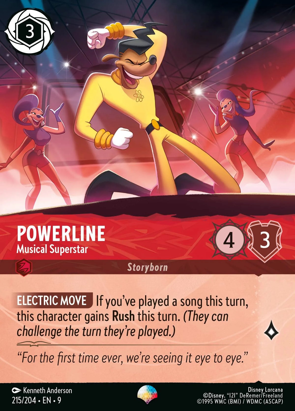 (215/204) Lorcana Fabled Single: Powerline - Musical Superstar (V.2)  Epic