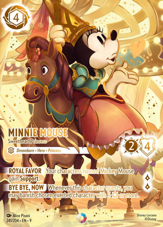 (241/204) Lorcana Fabled Single: Minnie Mouse - Sweetheart Princess (V.2) Holo Iconic