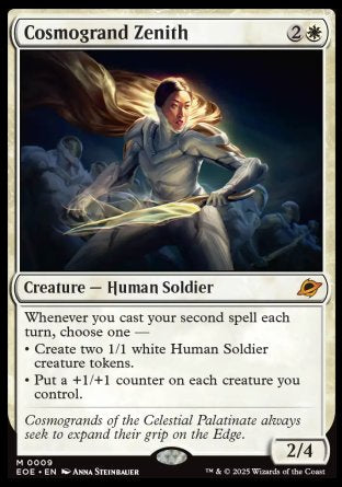 (009) Magic The Gathering Edge of Eternities Single: Cosmogrand Zenith Holo Mythic