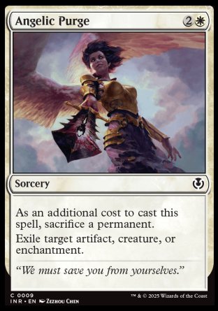 (009) Magic The Gathering Innistrad Remastered Single: Angelic Purge Holo Common