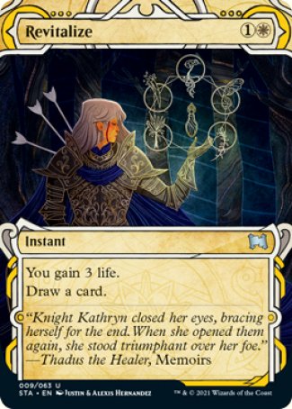 (009) Magic The Gathering Mystical Archive Single: Revitalize (V.1) Holo Uncommon