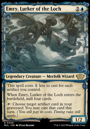 (009) Magic The Gathering Multiverse Legends Single: Emry, Lurker of the Loch (V.1)  Rare