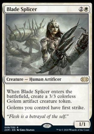 (009/332) Magic The Gathering Double Masters Single: Blade Splicer  Rare
