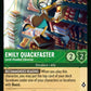 (080/204) Lorcana Whispers in the Well Single: Emily Quackfaster - Level-Headed Librarian Holo Uncommon