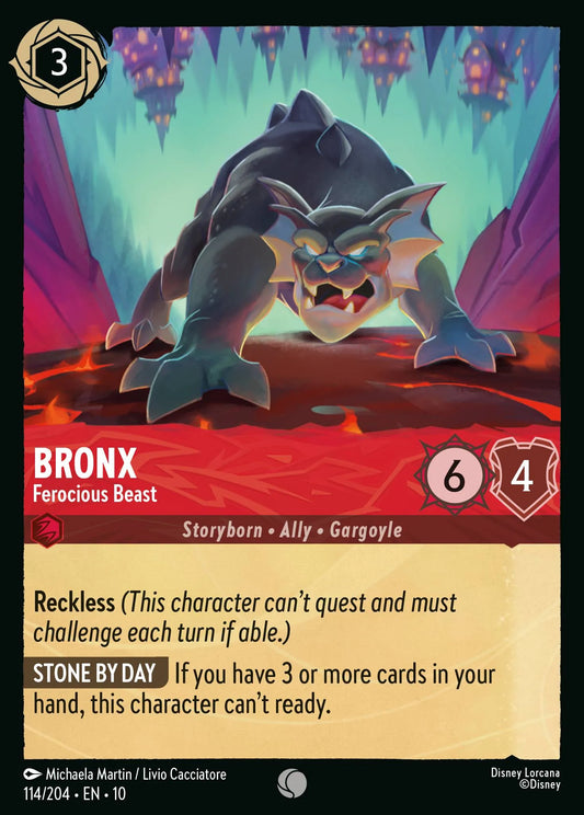 (114/204) Lorcana Whispers in the Well Single: Bronx - Ferocious Beast  Common