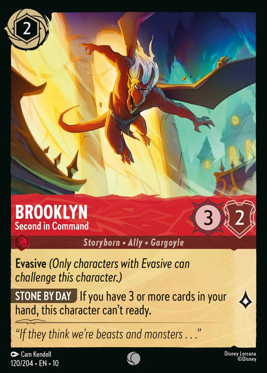 (120/204) Lorcana Whispers in the Well Single: Brooklyn - Second in Command Holo Common