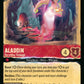 (123/204) Lorcana Whispers in the Well Single: Aladdin - Barreling Through (V.1) Holo Rare