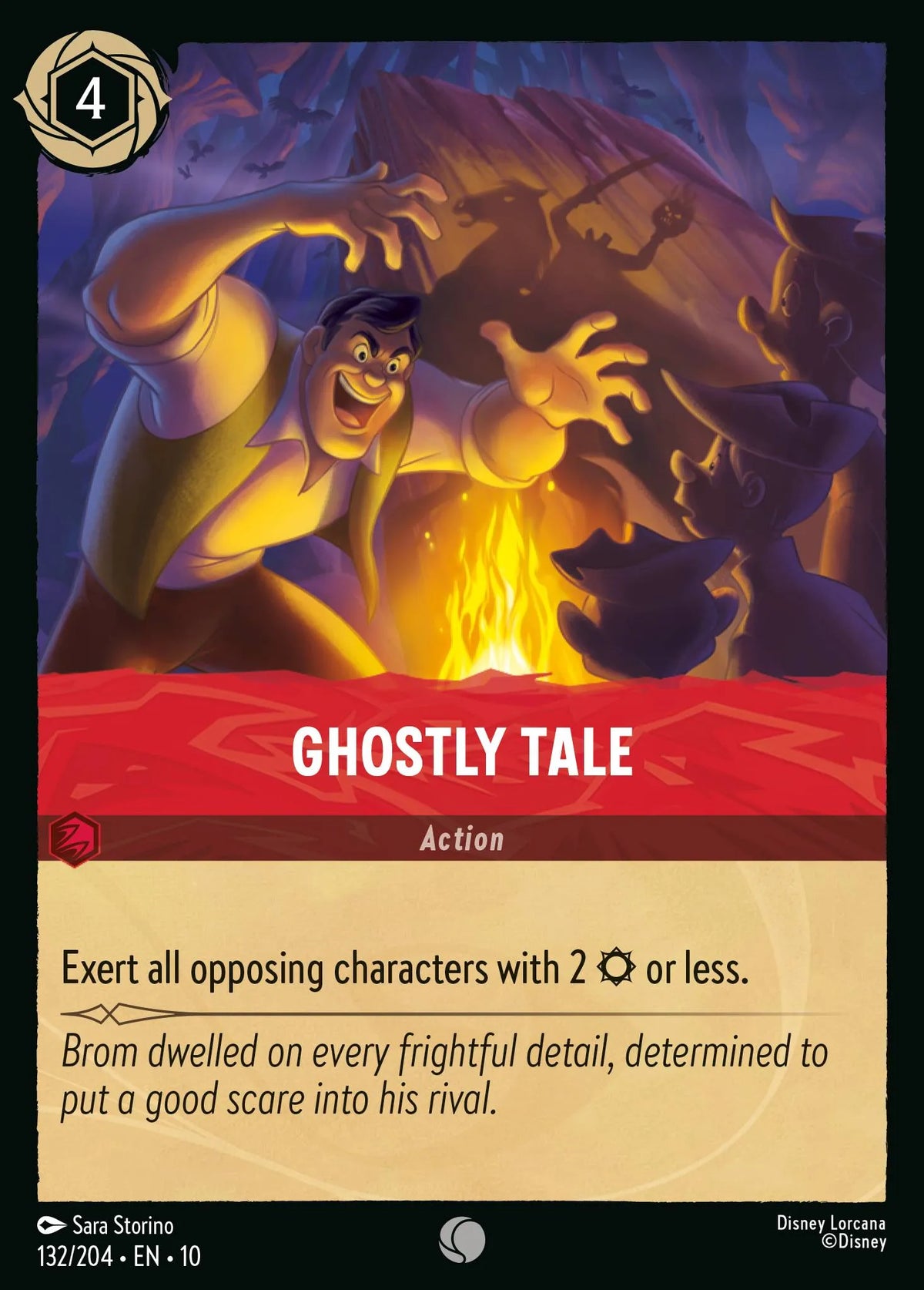 (132/204) Lorcana Whispers in the Well Single: Ghostly Tale  Common